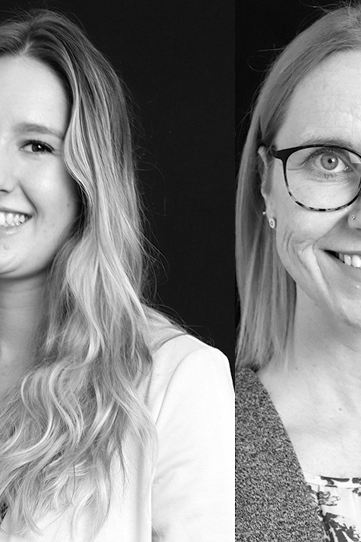 Neue Mitarbeiterinnen Sina und Sandra