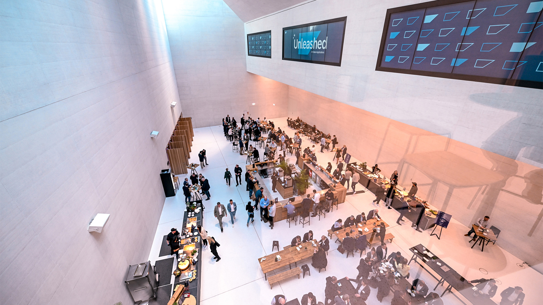 Foyer und Branding im HCC, Heidelberg