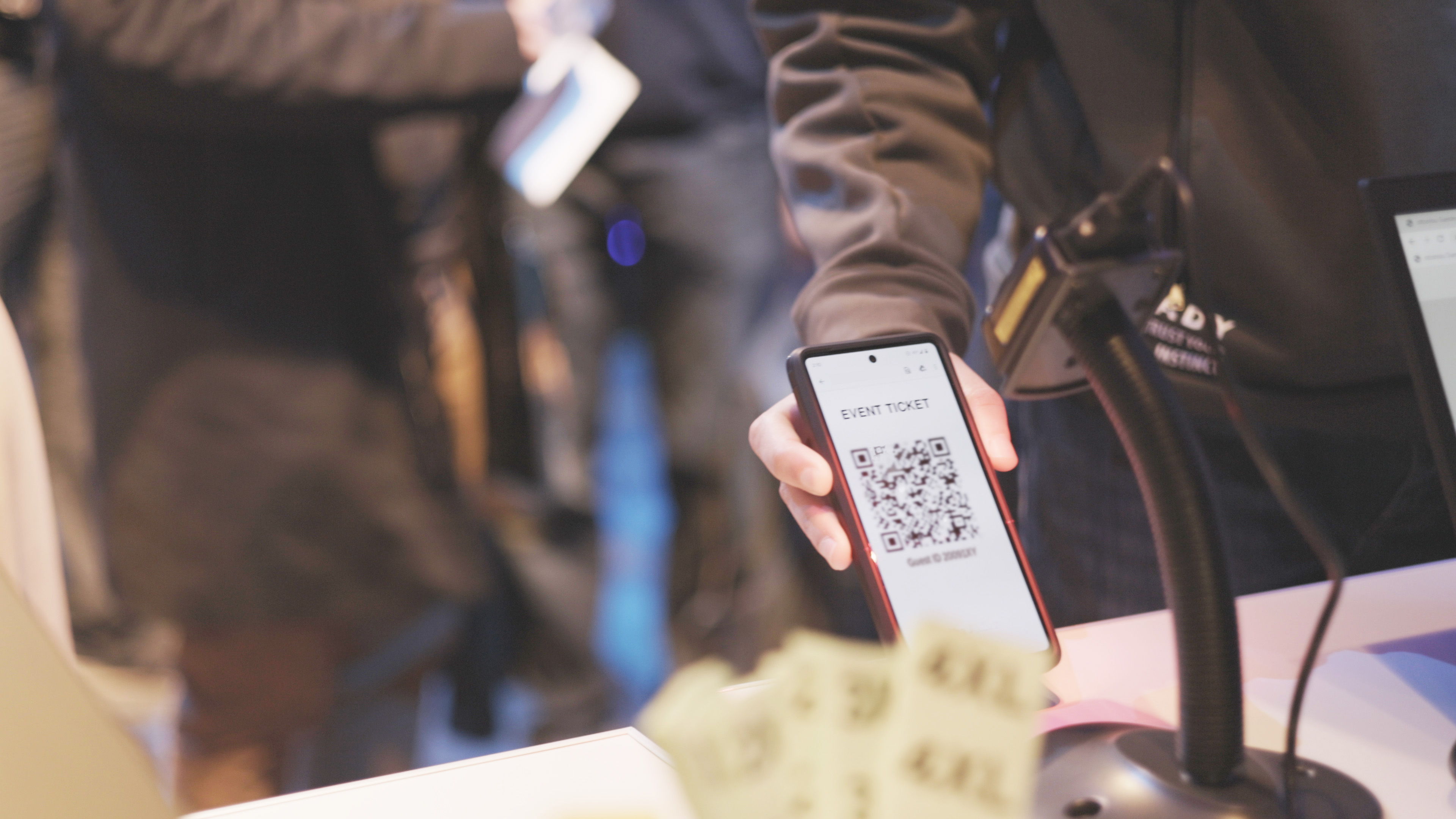 QR Code Scanner während Check-In